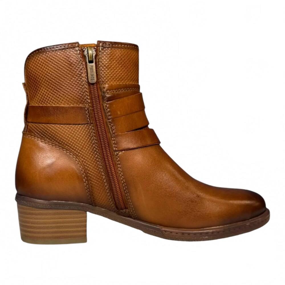 NEW PIKOLINOS women's zaragoza boots in brandy